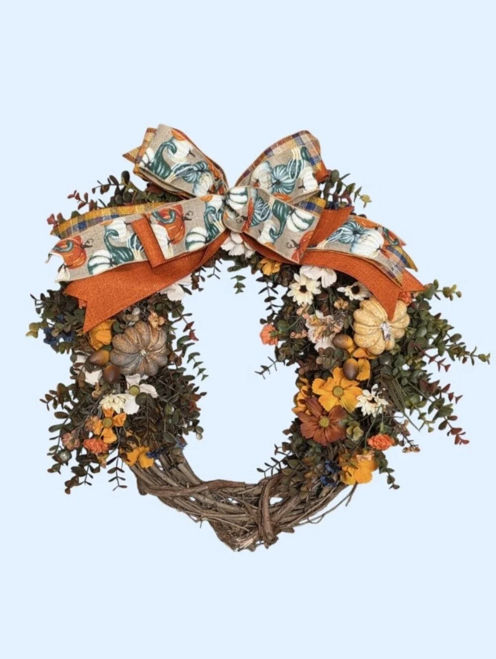 Harvest Heirloom Fall Floral wreath